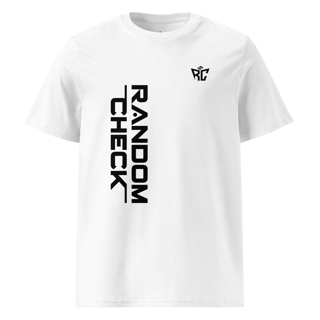 White Archive Tee front view - Random Check premium women's t-shirt