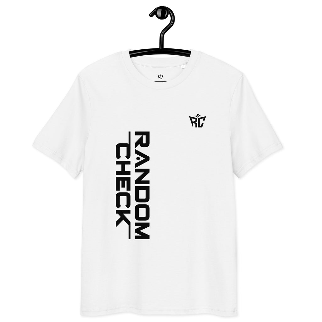 White Archive Tee front view - Random Check premium women's t-shirt