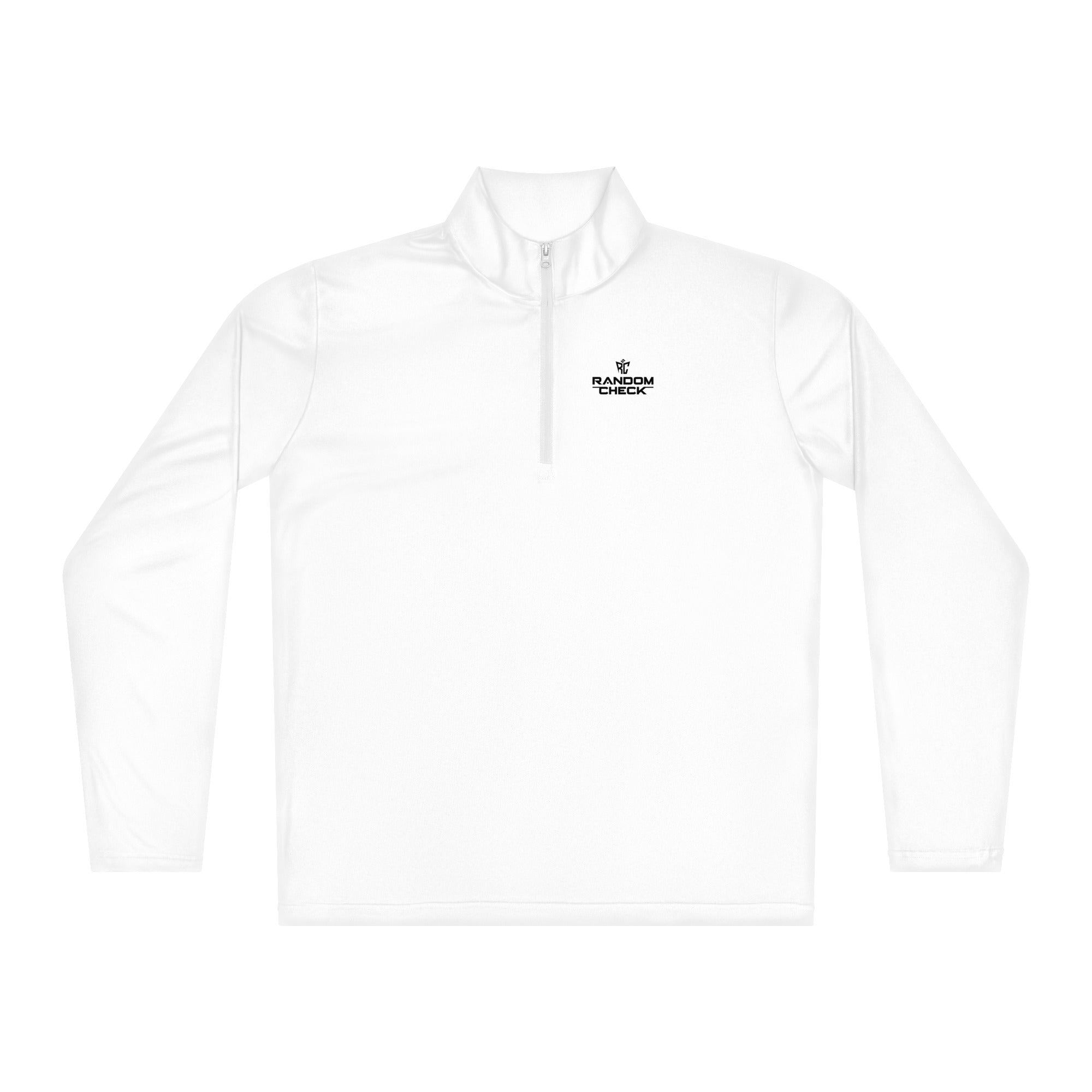 White long-sleeve shirt with 'SALES DON'T STOP' text on a white background
